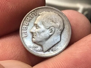 Moneda de diez centavos Roosevelt de plata 1949-S, 1 centavo de las fotos - Imagen 1 de 12