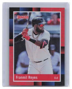 Franmil Reyes 2022 Donruss Baseball - Holo Red #255  - Cleveland Indians