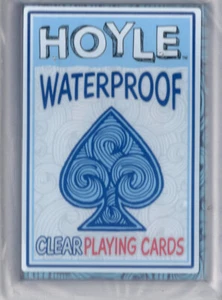 Tarjetas de juego estándar para bicicleta: cartas transparentes impermeables Hoyle (1 mazo) - Imagen 1 de 3