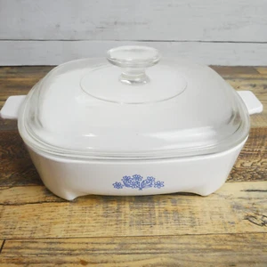 Montgomery Ward Signature Corning Browner Parrilla 68-8100 8" Cazuela Tapa Pyrex - Imagen 1 de 14