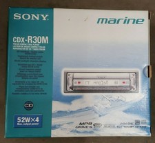 SONY CDX-R30M  MARINE MP3 DRIVE-S STEREO DETACHABLE FACEPLATE  NEW