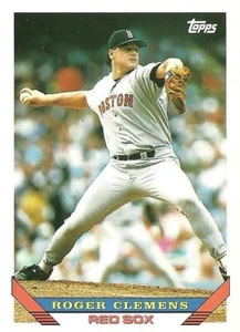 1993 Topps Baseball #4 - Roger Clemens - Boston Red Sox - Bild 1 von 2