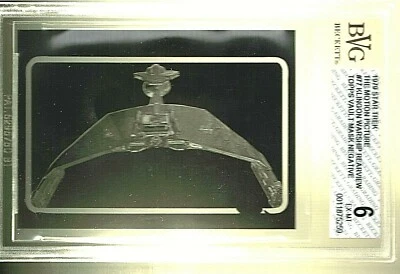 214 BVG 6 1979 STAR TREK TOPPS VAULT MASK NEGATIVE MOTION PICTURE KLINGONWARSHIP - Image 1 of 2
