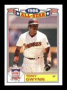 1987 Topps 1986 Tony Gwynn All-Star Game Commemorative Card #6 - Bild 1 von 2