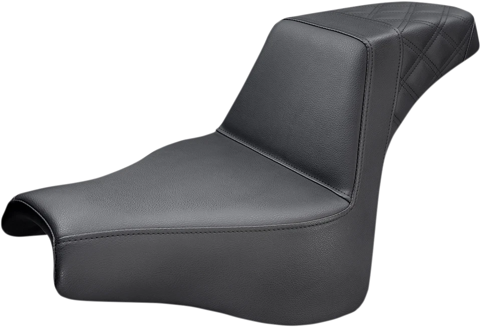 Enrejado de asiento escalonado negro 2018-2019 para Harley Softail Fat Bob FXFB Foto 1 de 1