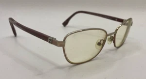 Monturas de gafas Fendi solo Fe9012 PFZ Dorado Marrón 135 ITALIA - Imagen 1 de 8
