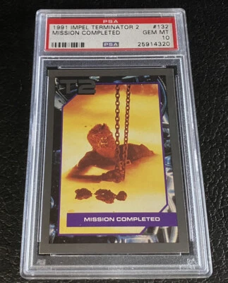 PSA 10 1991 Impel Terminator 2 Arnold Schwarzenegger Card #132 T2 Gem Mint 90s - Image 1 of 2