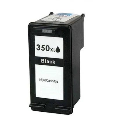 CARTUCCIA NERO 350 XL PER HP Deskjet D4260 D4263 D4245 Photosmart C4200 C4270 - Immagine 1 di 3