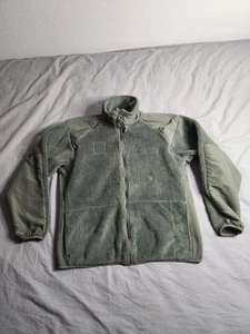 Chaqueta polar Peckham Polartec Gen III para hombre mediana verde cremallera completa militar EE. UU. - Imagen 1 de 10