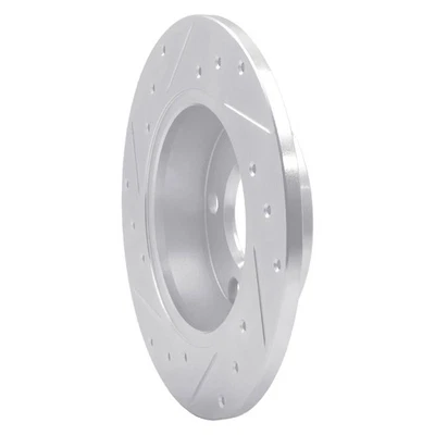 For Audi Allroad Quattro 01-05 Brake Rotor eLINE Drilled & Slotted 1-Piece Rear Foto 1 de 4