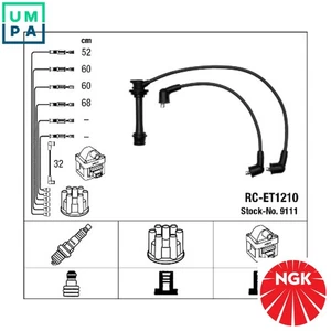 IGNITION CABLE KIT 9111 FOR TOYOTA 4A-GEC/GE 1.6L 4cyl COROLLA - Picture 1 of 9
