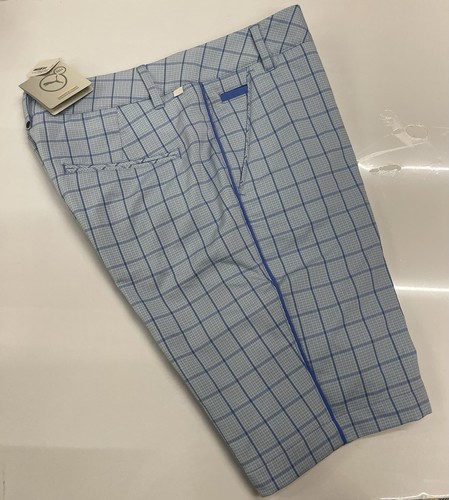 Bermuda tecnico PUMA donna GOLF Dry Cell a quadri GOLF SHORTS donna taglia 4 BELLO * NUOVO *