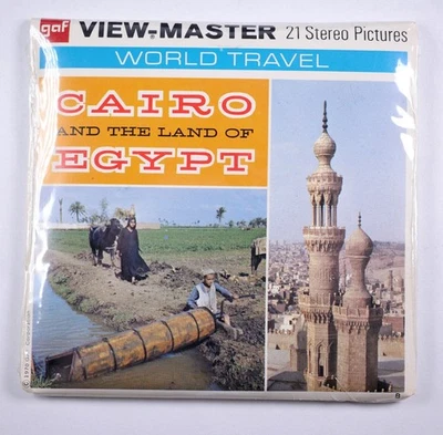 View-Master Cairo and the Land of Egypt- 3 reel packet B 140 UNOPEN - Image 1 of 2