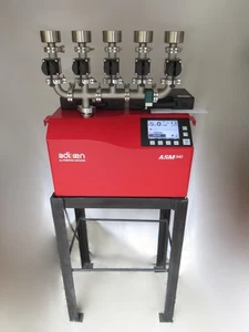 Adixen Pfeiffer ASM 340 Helium Leak Detector w/ Accessories + Stand - Picture 1 of 10