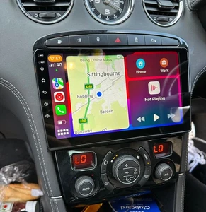 Für Peugeot 308 408 RCZ 9" Wireless Android Auto CarPlay Autoradio GPS Navi WIFI - Bild 1 von 12