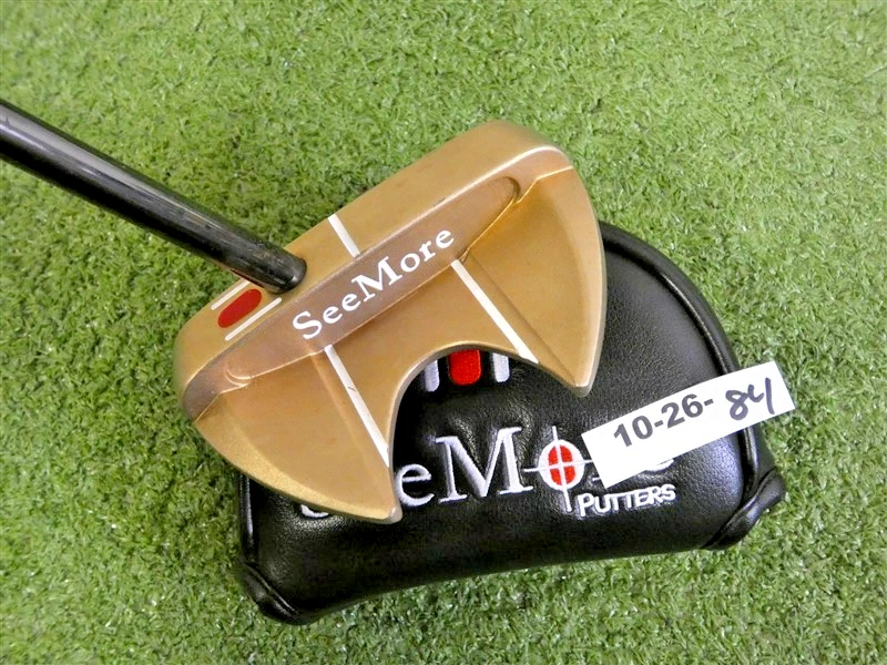 SeeMore 2025 Bronze Model T Straight 35" Putter with Headcover Excellent - Image 1 of 4