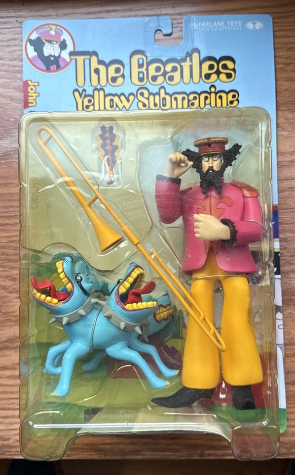 MCFARLANE THE BEATLES 2000 SUBMARINO AMARILLO SGT. FIGURA DE PEPPERS JOHN+THE BULLDOG Foto 1 de 2