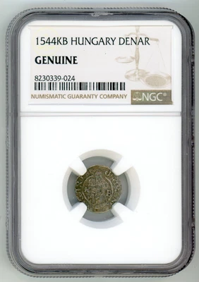 1544 Hungary Denar NGC Genuine - Image 1 of 2