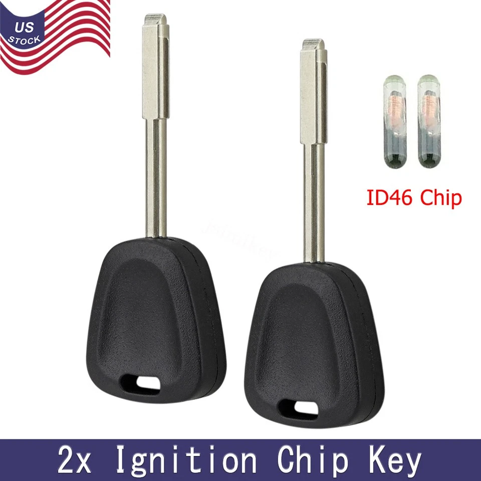 2 para Jaguar XJR XK8 XKR 1997-2006 transpondedor de encendido llavero de coche + chip ID13 Foto 1 de 4
