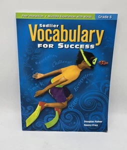 Sadlier Vocabulary For Success - Grade 6-NEW EXCELLENT - Picture 1 of 5