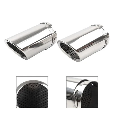 Silenciador de escape cromado acero inoxidable para 2009 2010 2011 2012 13 AUDI A4 (B8) Q5 - Imagen 1 de 4