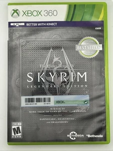 Estuche y disco Elder Scrolls V: Skyrim Legendary Edition (Microsoft Xbox 360, 2013) - Imagen 1 de 6
