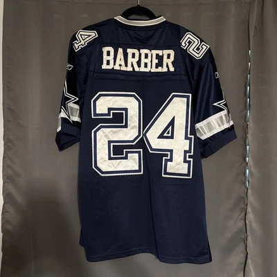Camiseta cosida Marion Barber #24 Dallas Cowboys para hombre 52 azul Reebok Foto 1 de 4