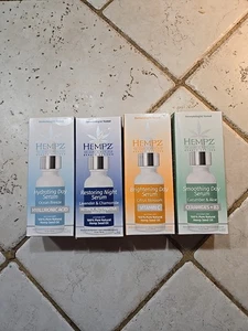 Hempz Siero Levigante Idratante Ristrutturante Illuminante Giorno Notte Olio di Semi di Canapa 4 - Foto 1 di 9