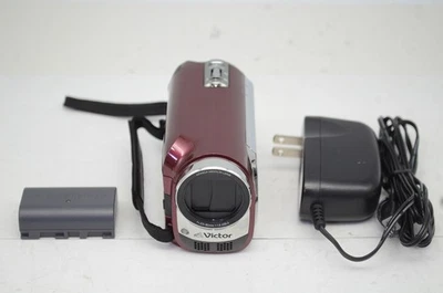 JVC Everio GZ-MG840 Digital Video Camera Camcorder Rouge Red #250929c - Image 1 of 4