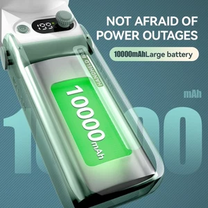 Handheld Fan with 199 Speed Options and 10000mAh Battery Your Summer Adventures - Afbeelding 1 van 6