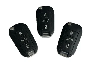 3 x Vauxhall / Opel 3 Tasten Klappschlüssel HUF 8435 mit 4A Chip 433 MHz - Bild 1 von 2