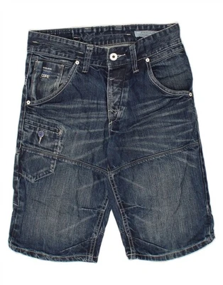 Pantalones cortos de mezclilla pequeños JACK & JONES para hombre W29 azul algodón BC06 Foto 1 de 4
