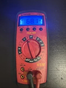 AMPROBE - 34XR-A Prof DMM True RMS W/ Temperature & Backlight - FREE SHIPPING - Picture 1 of 5