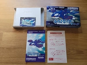 Pokémon Zaffiro per Game Boy Advance (Edizione Kyogre) - Completo di scatola - Foto 1 di 7