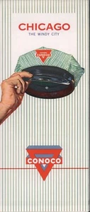 1960 Conoco Road Map: Chicago NOS - Picture 1 of 1