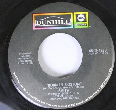 Rock 45 Smith - Born In Boston / What Am I Gonna Do On Abc - Image 1 of 2