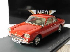 NSU NECKAR SIATA 1500 TS ROSSO 1963 NEO 45180 1/43 LHD MANO SINISTRA - Foto 1 di 1