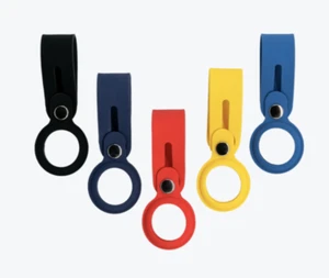SILICONE AIRTAG PROTECTION COVER RED/YLW/ORG/BLU/BLK BY SIMPLY - Picture 1 of 20