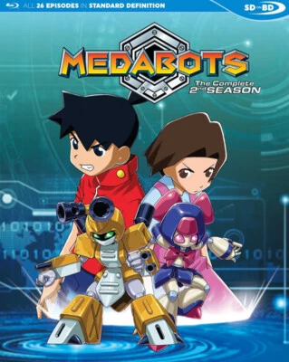 Medabots Season 2 (English Language) SDBD BLURAY w/ Slipcover (Out of Print) - Image 1 of 2