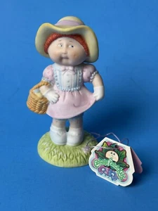 Cabbage Patch Kinder Mädchen Porzellan Figur IN YOUR EASTER BONNET Vintage 1985 3,5" GC - Bild 1 von 13