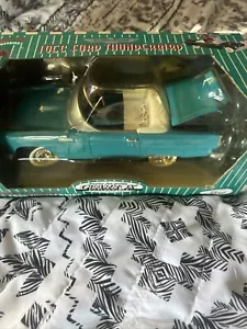 1997 Gearbox 1956 Ford Thunderbird blue Diecast Convertible Pedal Car Bank 1/24 - Picture 1 of 8