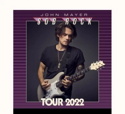 2 Tickets - John Mayer Sob Rock Tour 2022 Concert Tickets Saturday 3/19 - Image 1 of 4