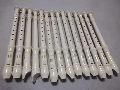 Harmony School Practice Flutes Preowned 14 Lot Vg Condition  - Image 1 of 2
