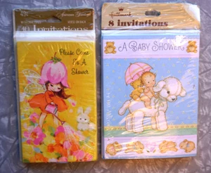 Invitaciones de Baby Shower Vintage Sello American Greetings Pack de 2 SIN ABRIR! - Imagen 1 de 11