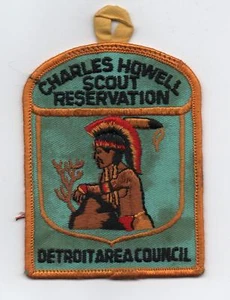 Venta de campamento: C. Howell Scout Resv. Parche azul Lt (área de Detroit), parte posterior de tela, pegado - Imagen 1 de 1