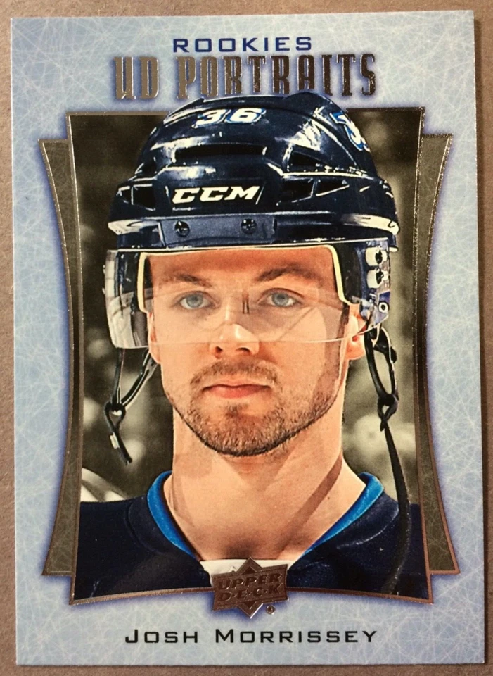 2016-17 Upper Deck Portraits Rookies #P-55 Josh Morrissey Winnipeg Jets RC - Image 1 of 1