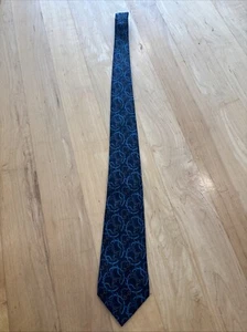 Swiss Made Burberrys Vintage Seidenkrawatte seltenes Design  - Bild 1 von 15