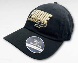 PURDUE BOILERMAKERS NCAA Strapback Adjustable Hat - By Top Of The World - NEW - Picture 1 of 9