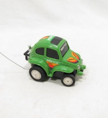 VTG 1984 Nikko Mini Radio Control Volkswagen Beetle VW Bug RC Car Small Green - Image 1 of 4