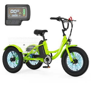 MOONCOOL16in 250W Electric Tricycle for Kids with UL 24V 10.4Ah Battery Basket - Picture 1 of 7